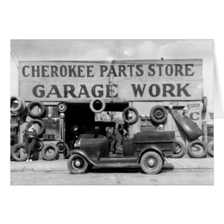 Cherokee Parts Store, 1936 Hälsningskort