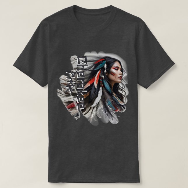 Cherokee Pride 2 T Shirt (Design framsida)
