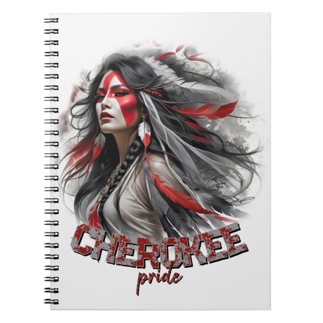 Cherokee Pride Anteckningsbok (Framsidan)