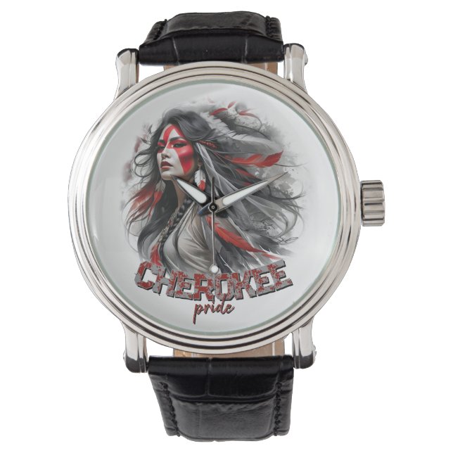 Cherokee Pride Armbandsur (Framsida)