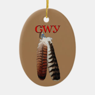 Cherokee Pride Julgransprydnad Keramik