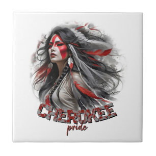 Cherokee Pride Kakelplatta