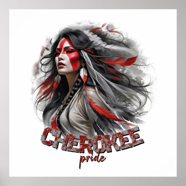 Cherokee Pride Poster (Framsidan)