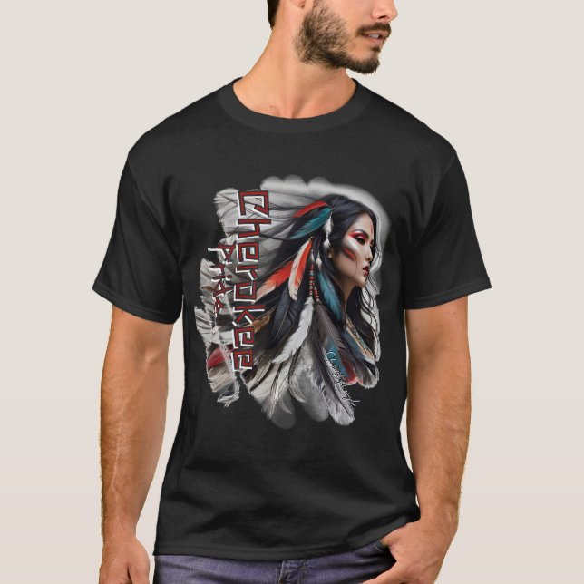 Cherokee Pride T Shirt (Framsida)