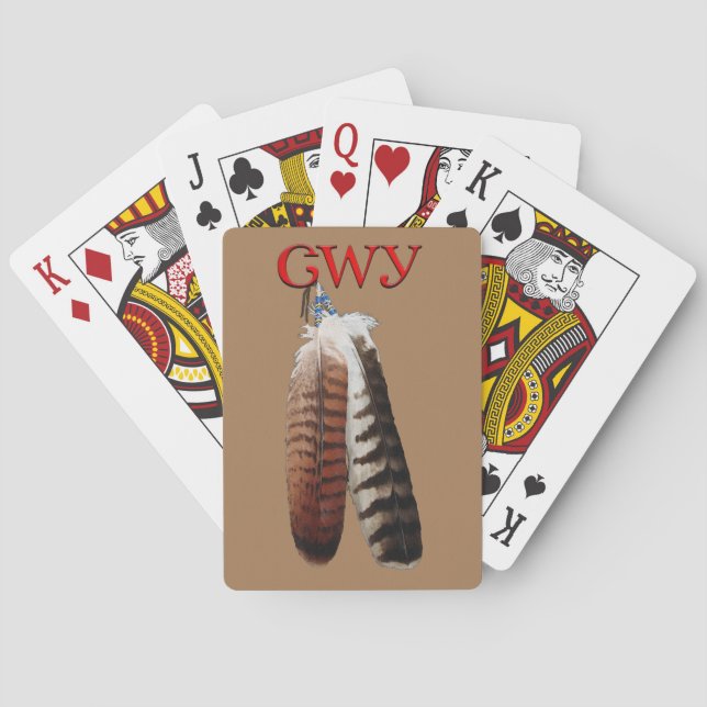 Cherokee-Pridet Casinokort (Baksidan)