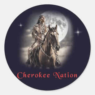 Cherokee Runt Klistermärke