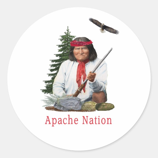 Cherokee Runt Klistermärke (Framsida)
