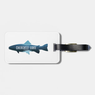 Cherokee Sjö Tennessee Fish Bagagebricka