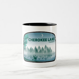 Cherokee Sjö Tennessee Hjort Två-Tonad Mugg