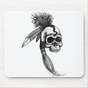 Cherokee skalle Mousepad Musmatta