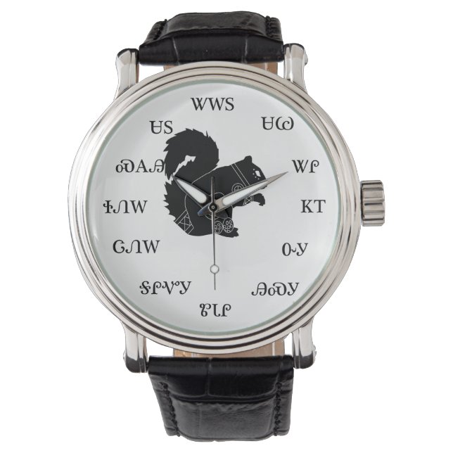 Cherokee Squirrel Watch Armbandsur (Framsida)