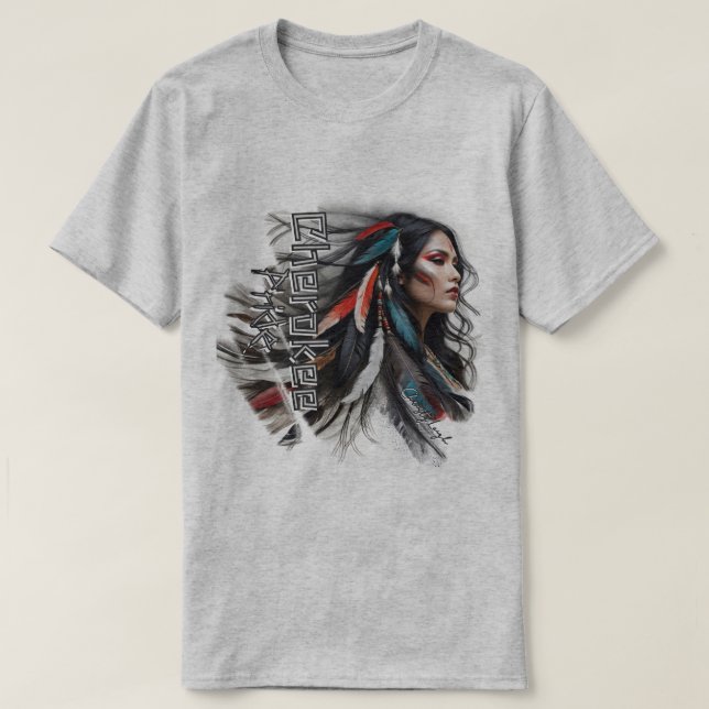 Cherokee Stolthet 3 T Shirt (Design framsida)