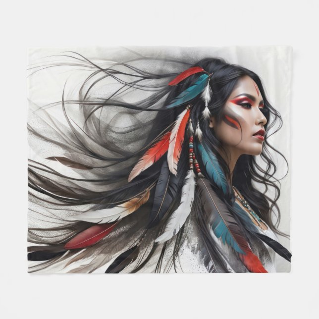 Cherokee Stolthet 4 Fleecefilt (Framsidan (Horisontell))