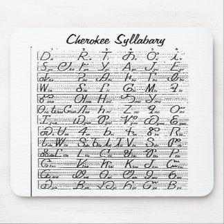 Cherokee Syllabary Mousepad Musmatta
