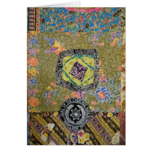 Cherokee täckekort hälsningskort (Framsidan)