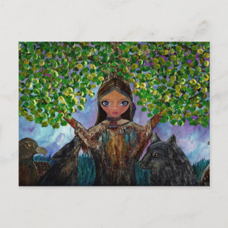 Cherokee-träd Vykort