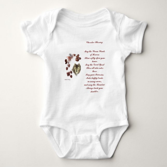 Cherokee välsignelse tee shirt (Framsida)