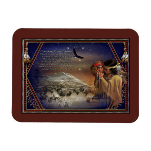 Cherokee välsignelsemagnetindian magnet