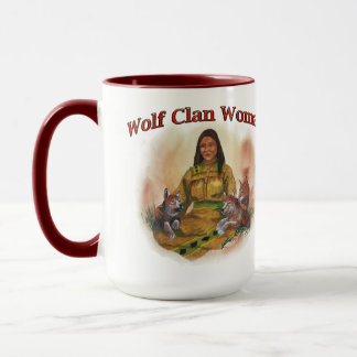Cherokee Varg Klan Woman Two Tone Coffee Mugg
