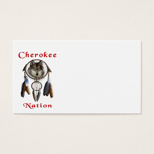 Cherokee Visitkort (Framsidan)