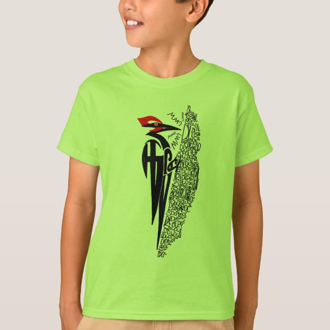 Cherokee Woopecker (Dalala) - barnutslagsplats Tee (Framsida)