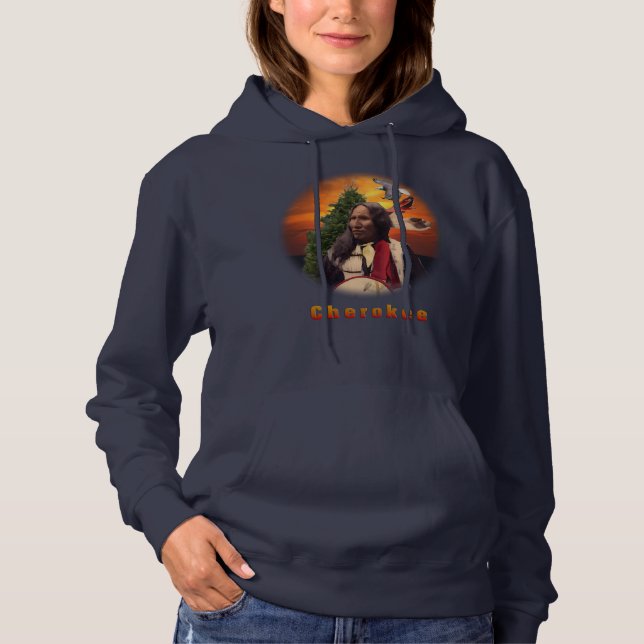 Cherokeindians utformning t shirt (Framsida)