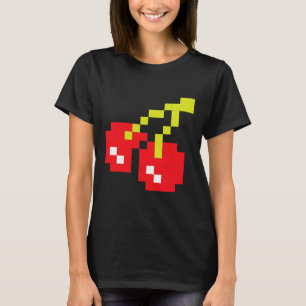 Cherries 80s Video Game Halloween Costume Easy Gro T Shirt
