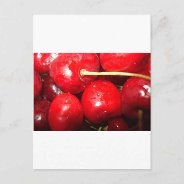 Cherries Art Photo Vykort (Framsida)