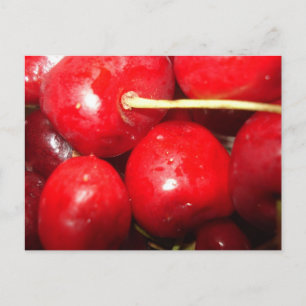 Cherries Art Photo Vykort