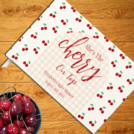 Cherries Baby Shower Gästböcker