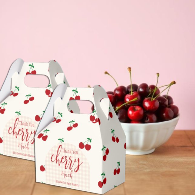 Cherries Baby Shower Presentaskar (Skapare uppladdad)