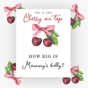 Cherries babydusch - Hur stort är Mamma Blocky? Poster