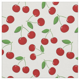 Cherries Design Fabric Tyg