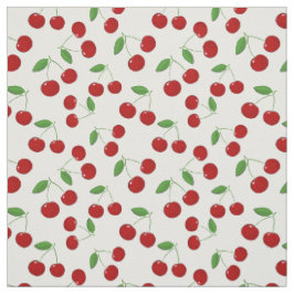 Cherries Design Fabric Tyg