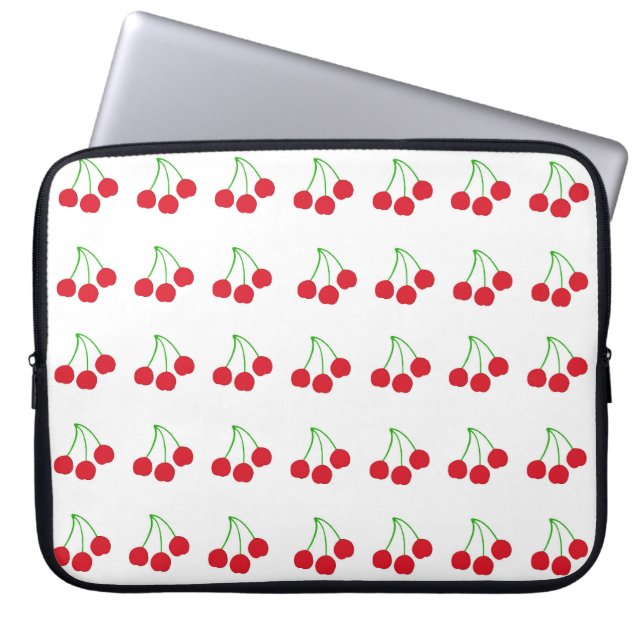 Cherries Electronics Bag Laptop Fodral (Framsidan)