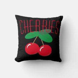 Cherries Fruit Red Kudde