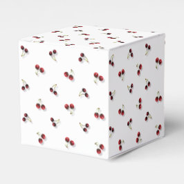 Cherries Gift Favor Box Presentaskar