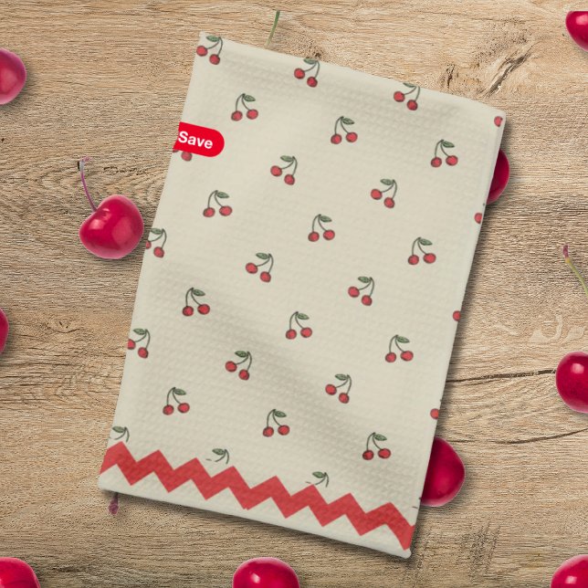 Cherries Hand Towel Kökshandduk (Skapare uppladdad)