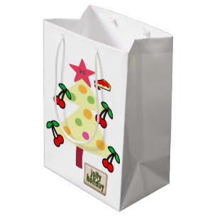 Cherries Julgran Jolly Helgdag Gift Bags