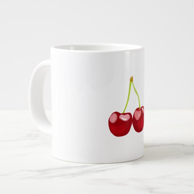 Cherries Jumbo Mugg (Framsida vänster)