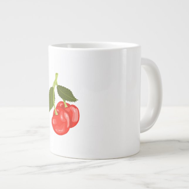 Cherries Jumbo Mugg (Framsida höger)