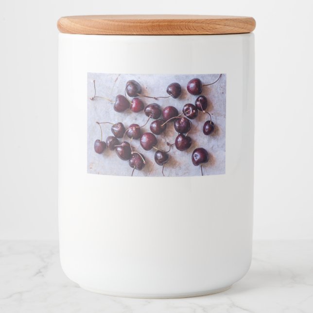 Cherries Mat Etiketter (Framsida)