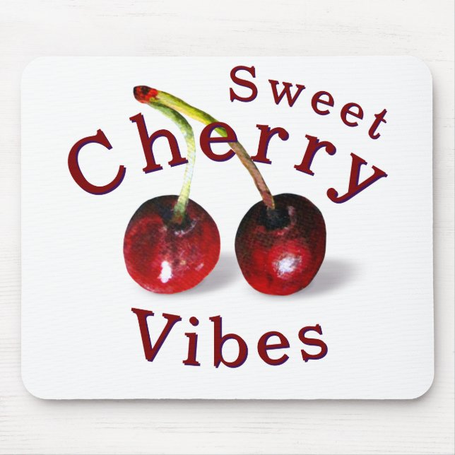 Cherries Mouse Pad Musmatta (Framsidan)