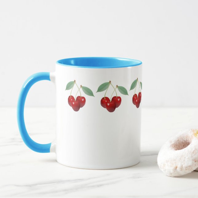 Cherries Mugg (Med munk)