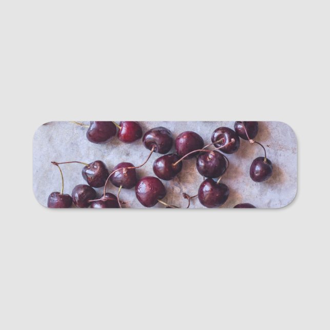 Cherries Namnbricka (Framsida)