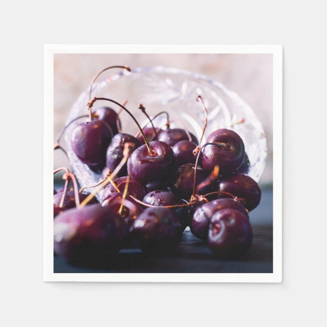 Cherries  pappersservett (Framsidan)