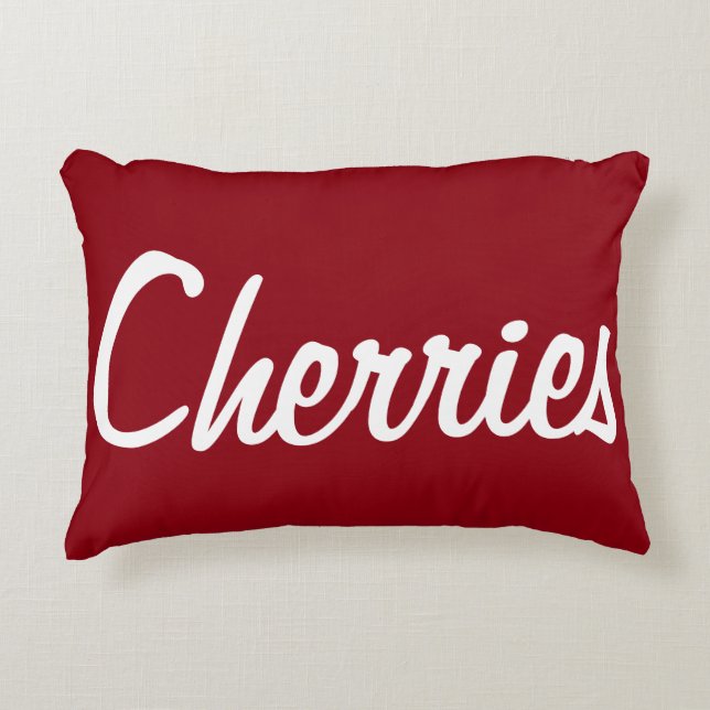 Cherries Pillow Prydnadskudde (Framsidan)