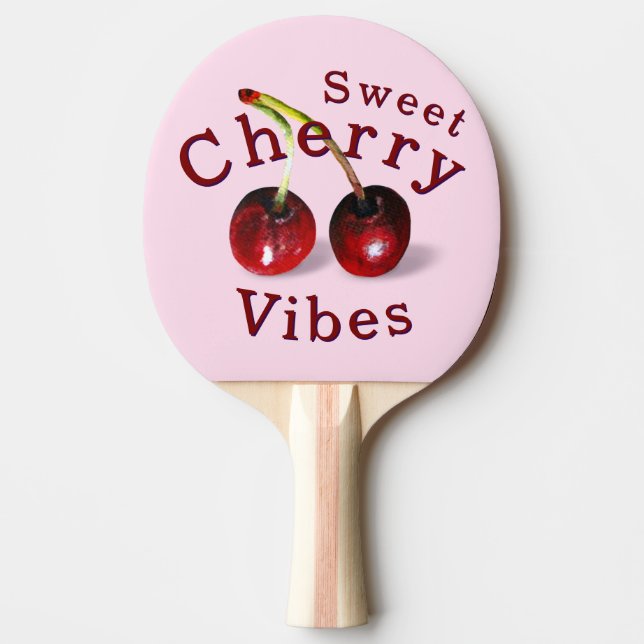 Cherries Ping Pong Paddle Pingisracket (Framsidan)