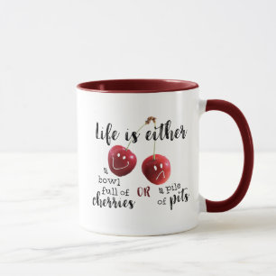 Cherries Sayed LIVET ÄR ETT MYCKET KERRIER Mugg