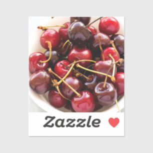 Cherries skål klistermärken